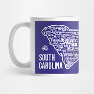 South Carolina Map Mug